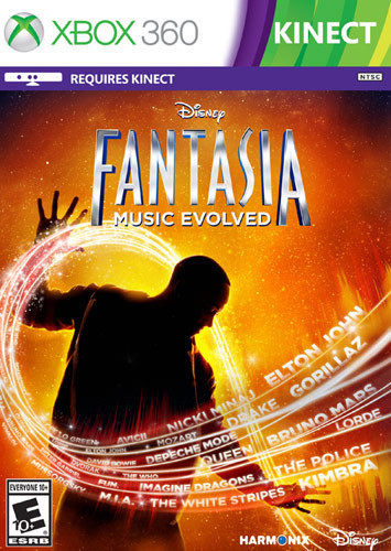 KINECT Disney Fantasia Music Evolved Xbox 360 / Használt 