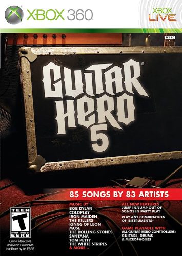 GUITAR HERO 5 Xbox 360 / Használt