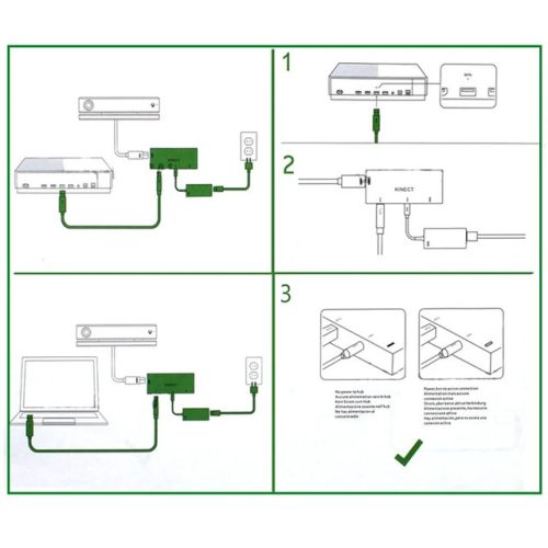 Xbox One Kinect Szenzor Adapter / Gyári / Használt 