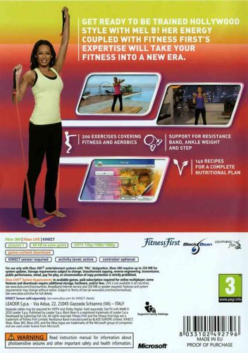 Kinect Get Fit With with Mel B Xbox 360 / Használt