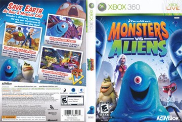 Monsters vs Aliens Xbox 360 / Használt