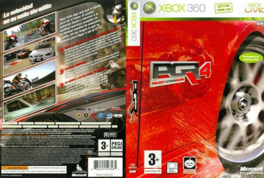 Project gotham racing 4 outlet xbox 360
