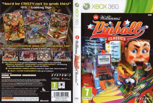 Williams Pinball Classics Xbox 360 / Használt
