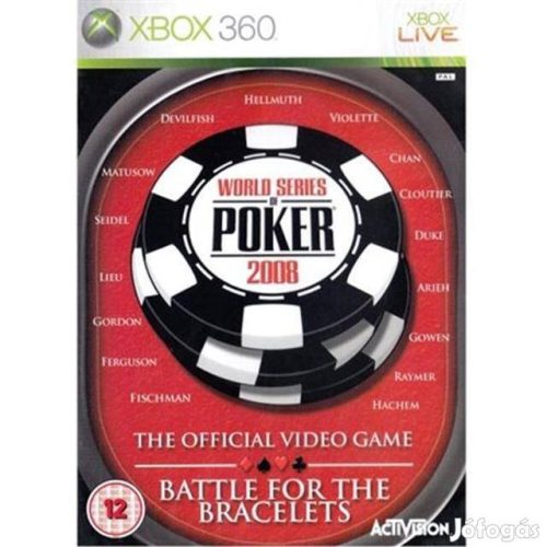 World Series Of Poker 2008 Xbox 360 / Használt