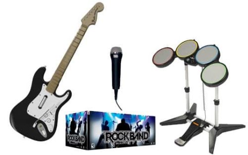 Rock Band Xbox 360 Komplett Szett / Használt 1 Hónap Garancia