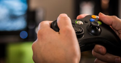 Xbox 360 Kontroller Fekete vezeték nélküli / Használt